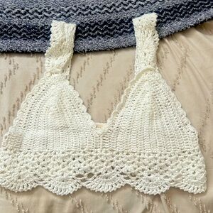Altar’d state crochet knit crop top